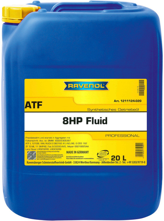 Масло АКПП RAVENOL ATF 8HP Fluid | Ravenol