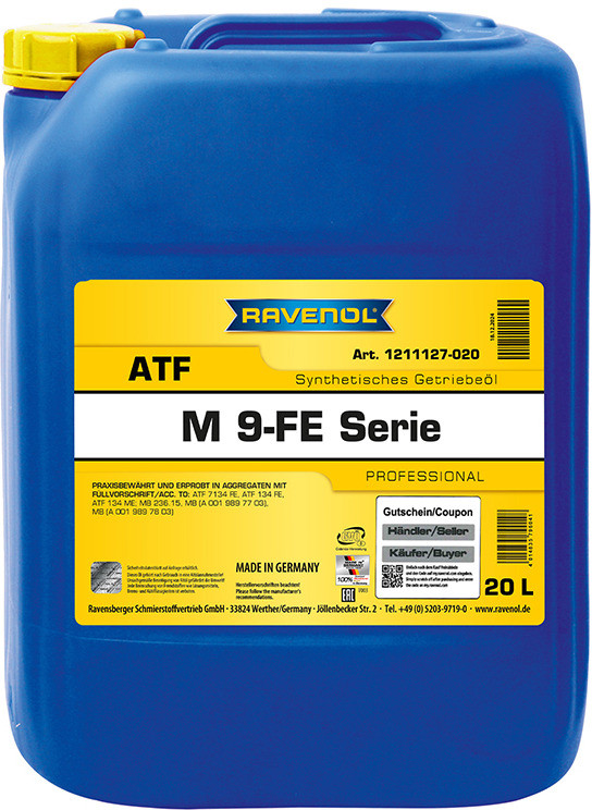 Масло АКПП RAVENOL ATF M 9-FE Serie | Ravenol
