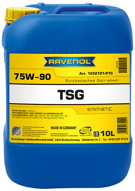Трансмиссионное масло RAVENOL TSG 75W-90 | Ravenol
