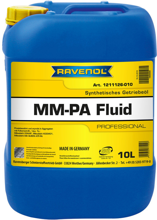 Масло АКПП RAVENOL ATF MM-PA Fluid | Ravenol