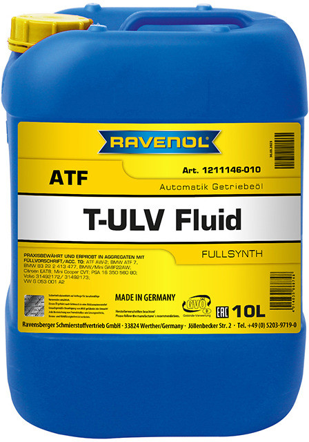 Масло АКПП RAVENOL ATF T-ULV Fluid | Ravenol