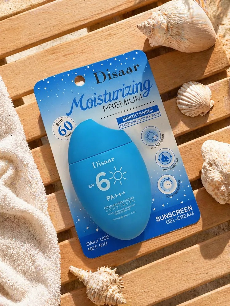 Солнцезащитный увлажняющий гель - крем Moisturzing Premium Sunscreen Spf 60 Pa | Disaar