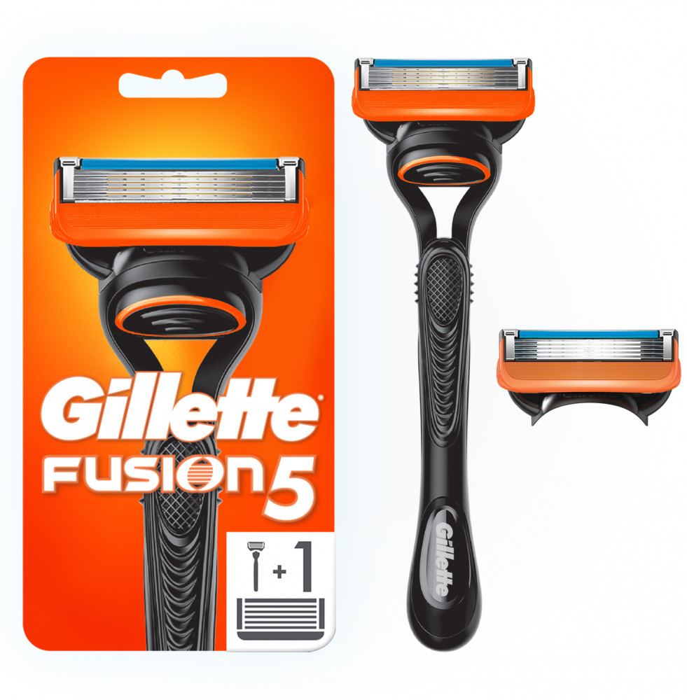 Бритва с 2 сменными кассетами | Fusion | Gillette