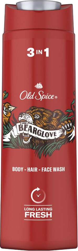 Шампунь-гель для душа 2 в 1 | Bearglove | Old Spice