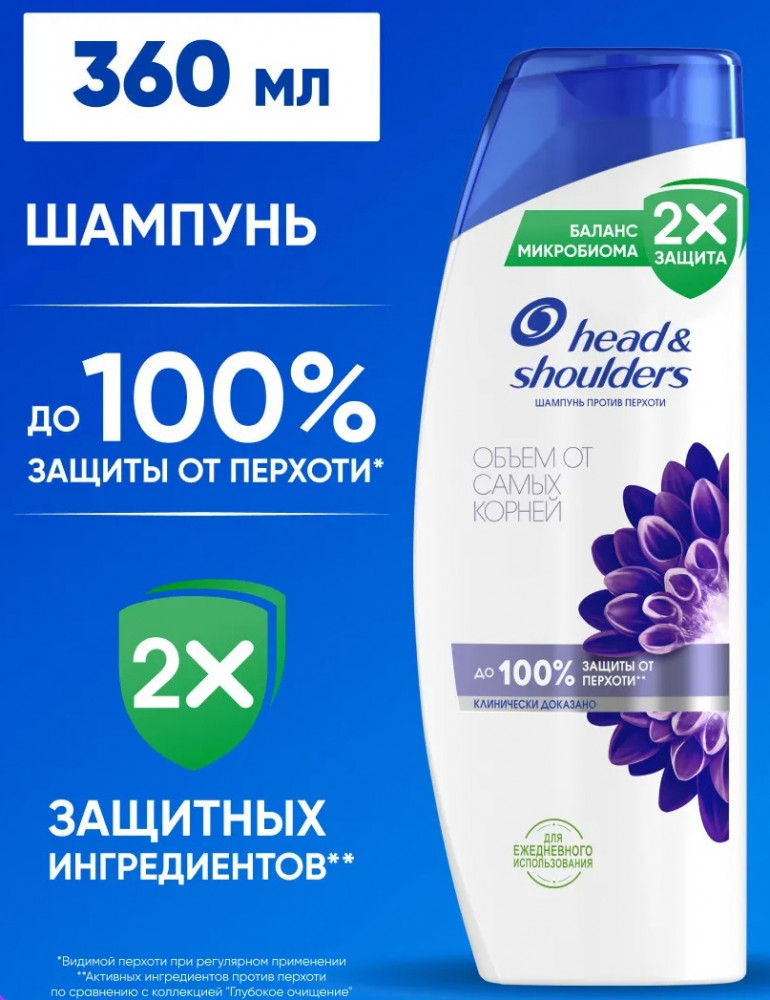 Шампунь против перхоти «Объем от самых корней» | Head & Shoulders
