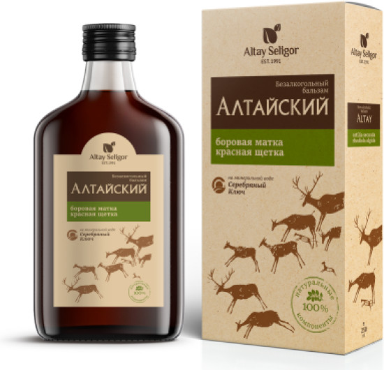 Алтайский бальзам с боровой маткой и красной щеткой | Алтай Селигор