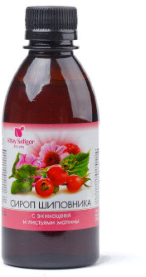 Сироп шиповника с эхинацеей и листьями малины | Алтай Селигор