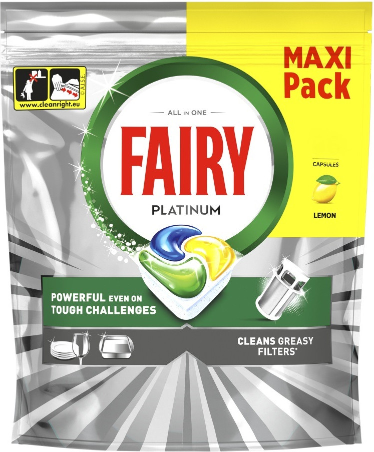 Капсулы для посудомоечной машины «Platinum All in One» | Platinum | Fairy