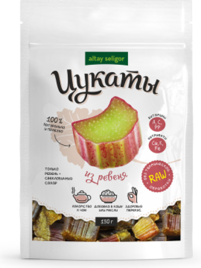 Цукаты из ревеня