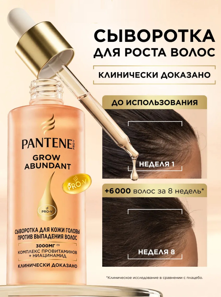 Сыворотка для кожи головы против выпадения волос | Grow Abundant | Pantene Pro-V