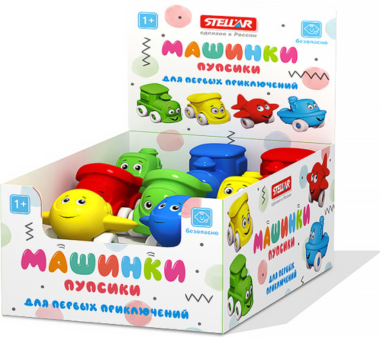 Игрушечная машина «Пупсик» в шоу-боксе