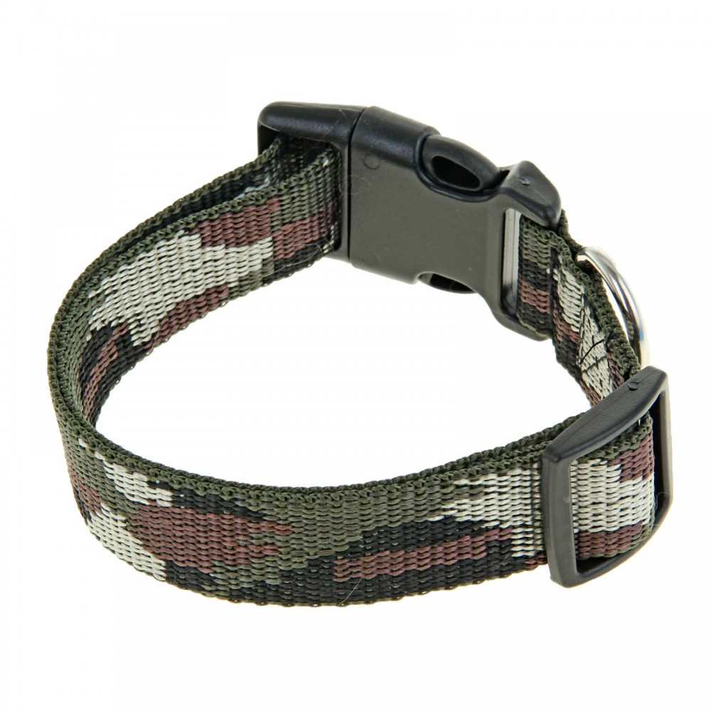 Ошейник «Милитари», 30-48 х 2,5 см | Пижон