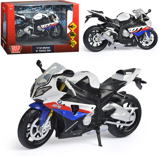 Игрушечная машина Модель BMW s1000rr Мотоцикл вращающийся руль подвеска