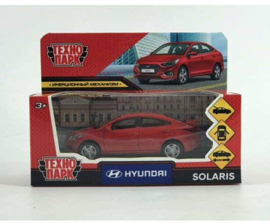 Игрушечная машина Hyundai Solaris длина двер багаж