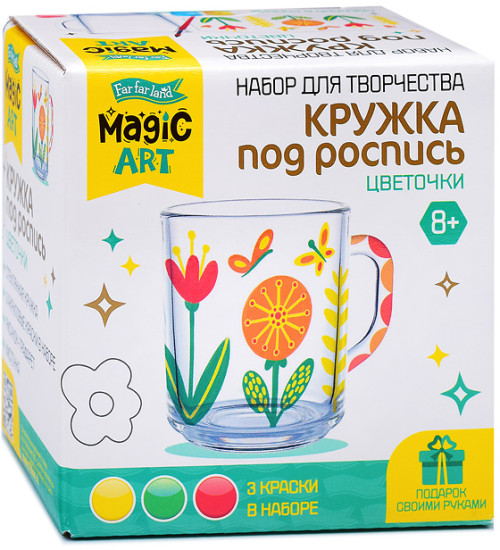 Набор для росписи кружки «Цветочки»