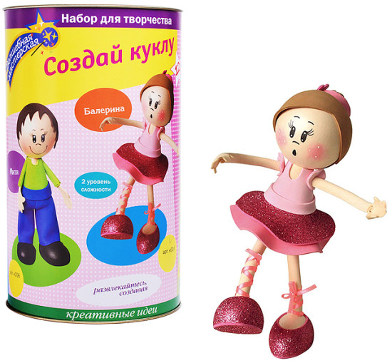 Набор для изготовления игрушки «Балерина»