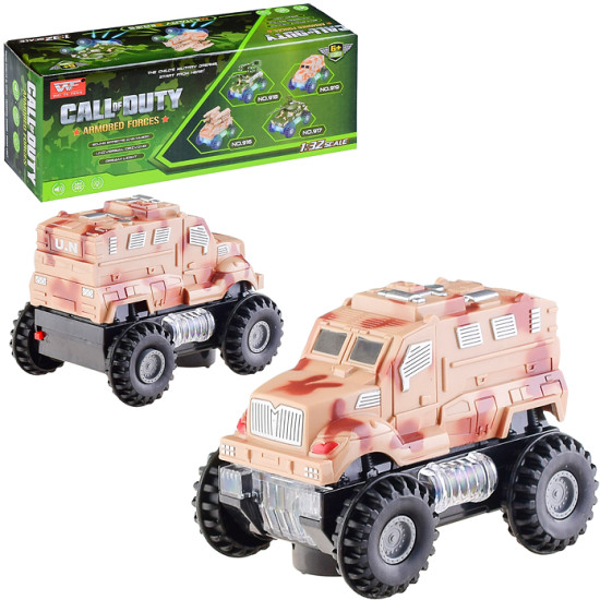 Игрушечный транспорт «Военная со сменным кузовом»
