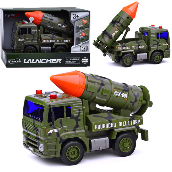 Игрушечный транспорт «Военная техника Х-001 с ракетной установкой»