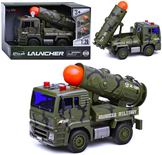 Игрушечный транспорт «Военная техника Х-081 с ракетной установкой»