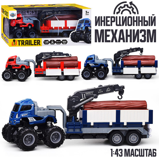 Игрушечная машинка "Мега лесовоз