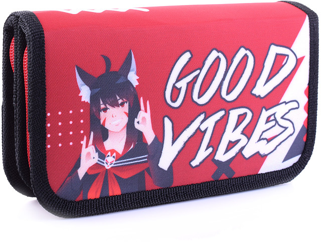 Пенал двухсекционный большой "Девочка-Лиса