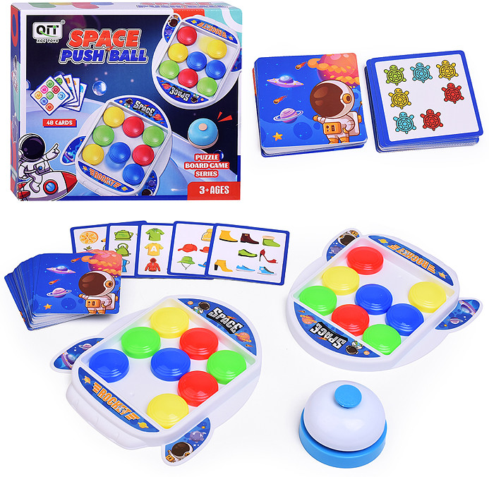 Настольная игра Дженга «Space push ball»