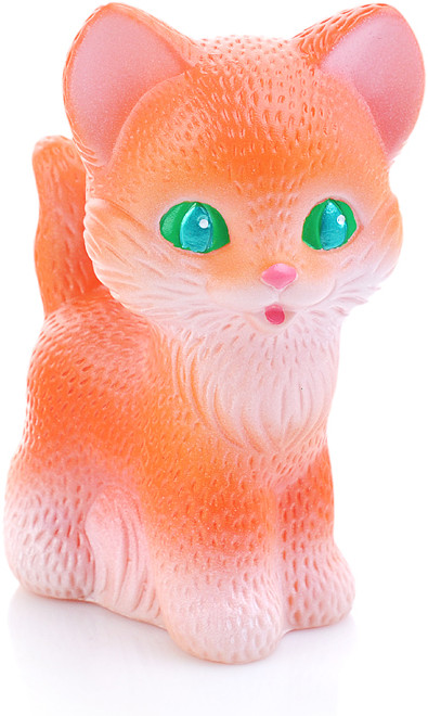 Игрушка для купания Котенок Рыжик в сетке