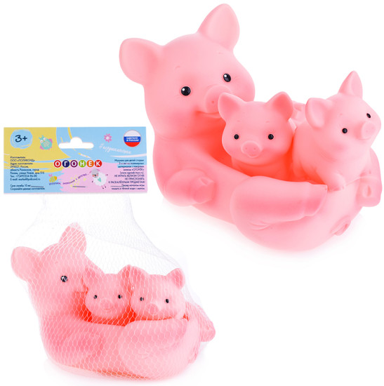 Игрушка для купания Свинка с поросятами