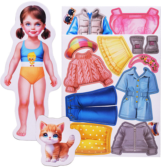 Настольная игра «Девочка с котенком» | El`BaSco toys