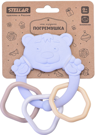 Прорезыватель «Котенок и Медвежонок»