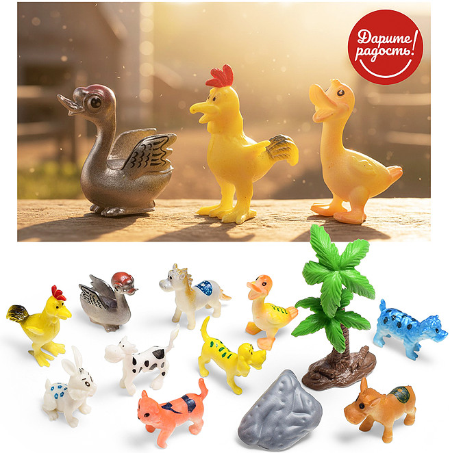 Игровой набор с фигурками «Happy Farm-3»