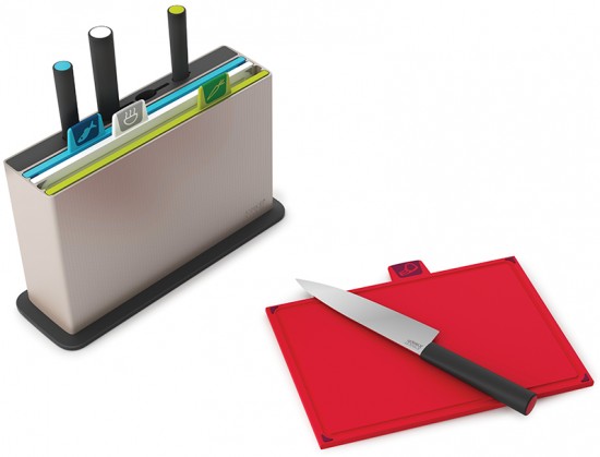 Набор разделочных досок с ножами «Index with knives», 30×20 см