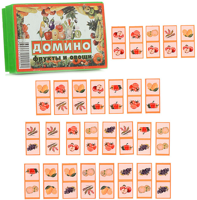 Домино «Фрукты и овощи»