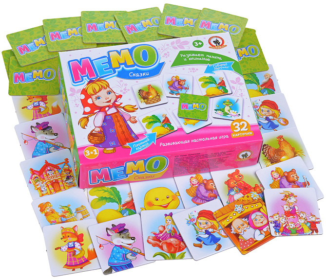 Игра мемо «Сказки» | Русский стиль