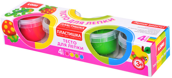 Тесто для лепки Набор N8 4цв