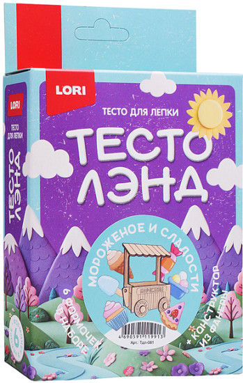 Тесто для лепки «Мороженое сладости»