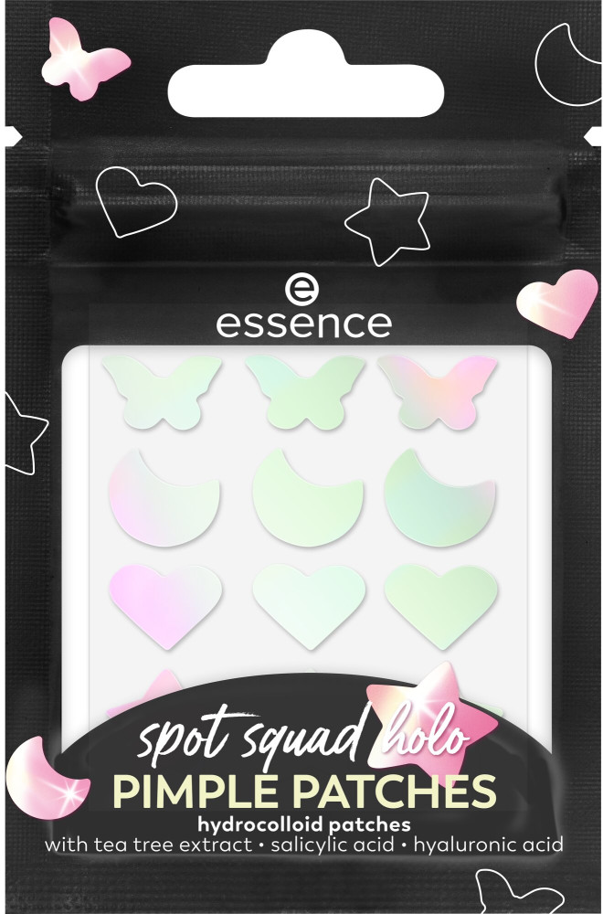 Патчи от прыщей «Spot Squad Holo Pimple Patches» | Essence