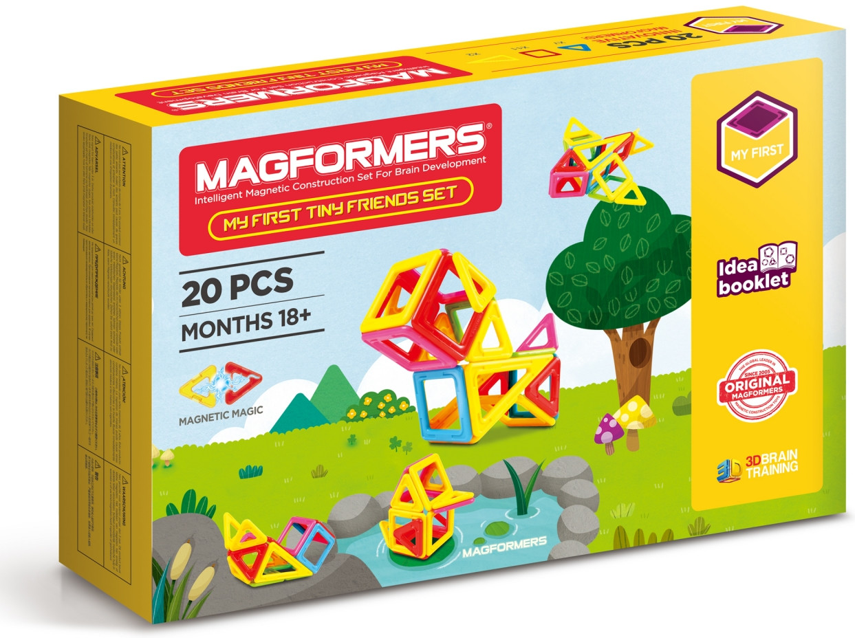 Магнитный конструктор «My First Tiny Friends Set» | My First Set Line | Magformers