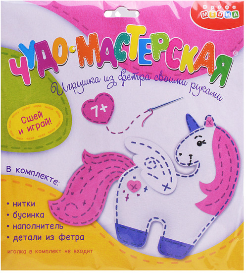 Игрушка из фетра своими руками «Крылатый Единорог»