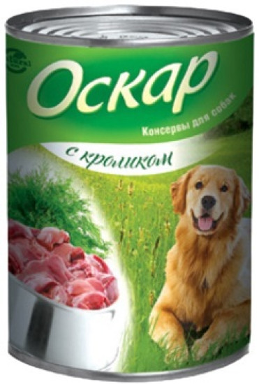 Консервы для собак с кроликом