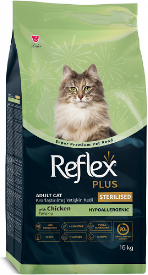 Корм для стерилизованных кошек с курицей | Reflex