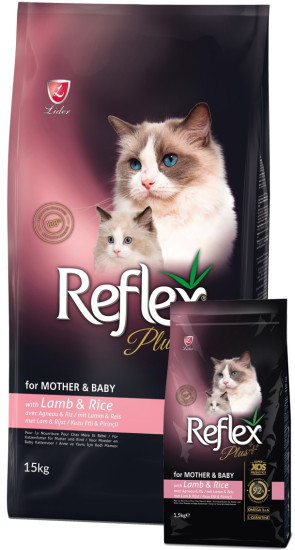 Корм для беременных и кормящих кошек и котят с ягненком и рисом