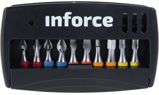 Набор бит с держателем Inforce 11-01-285