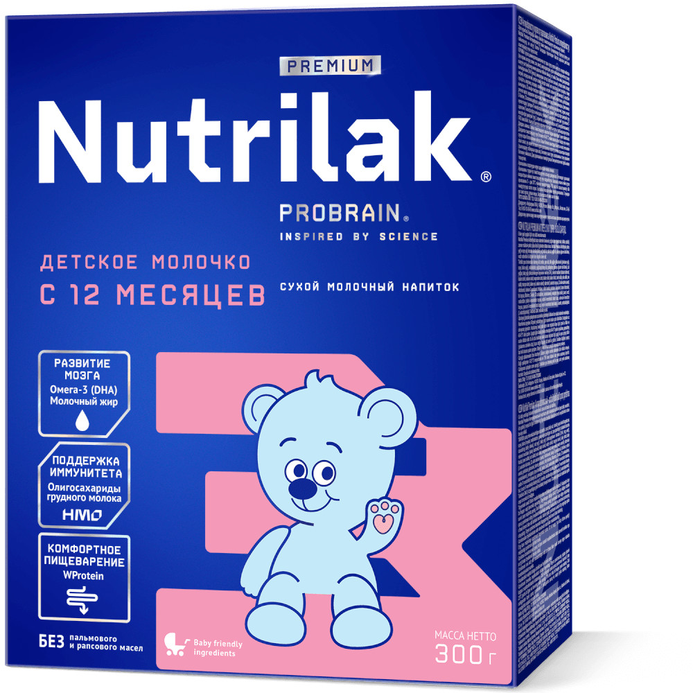 Premium 3 сухое детское молочко 300г | Nutrilak