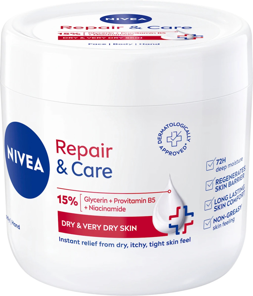 Крем для тела восстанавливающий и увлажняющий «Repair & Care» | NIVEA