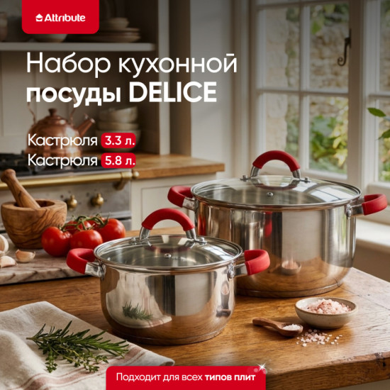 Набор кастрюль «Delice»