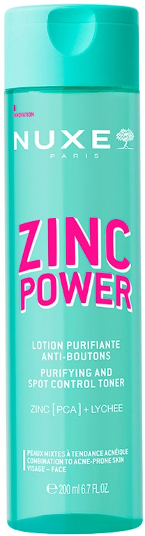 Лосьон для лица очищающий и против воспалениий | Zinc Power | Nuxe