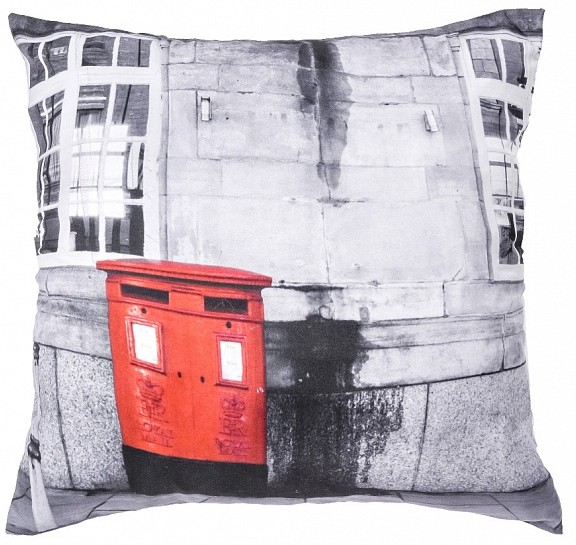 Подушка «Почтовый ящик» (45х45 см, полиэстер) | Лондон | ТЭТАhome