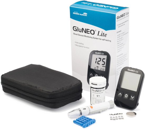 Система контроля уровня глюкозы в крови с принадлежностями «GluNeo Lite»