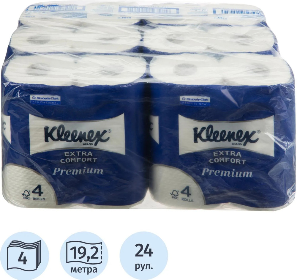 Набор туалетной бумаги «Premium Extra Comfort» | Kimberly-Clark